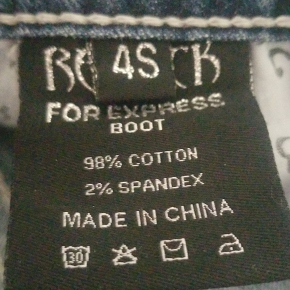 Express Rerock Boot Cut Jeans - Picture 8 of 8